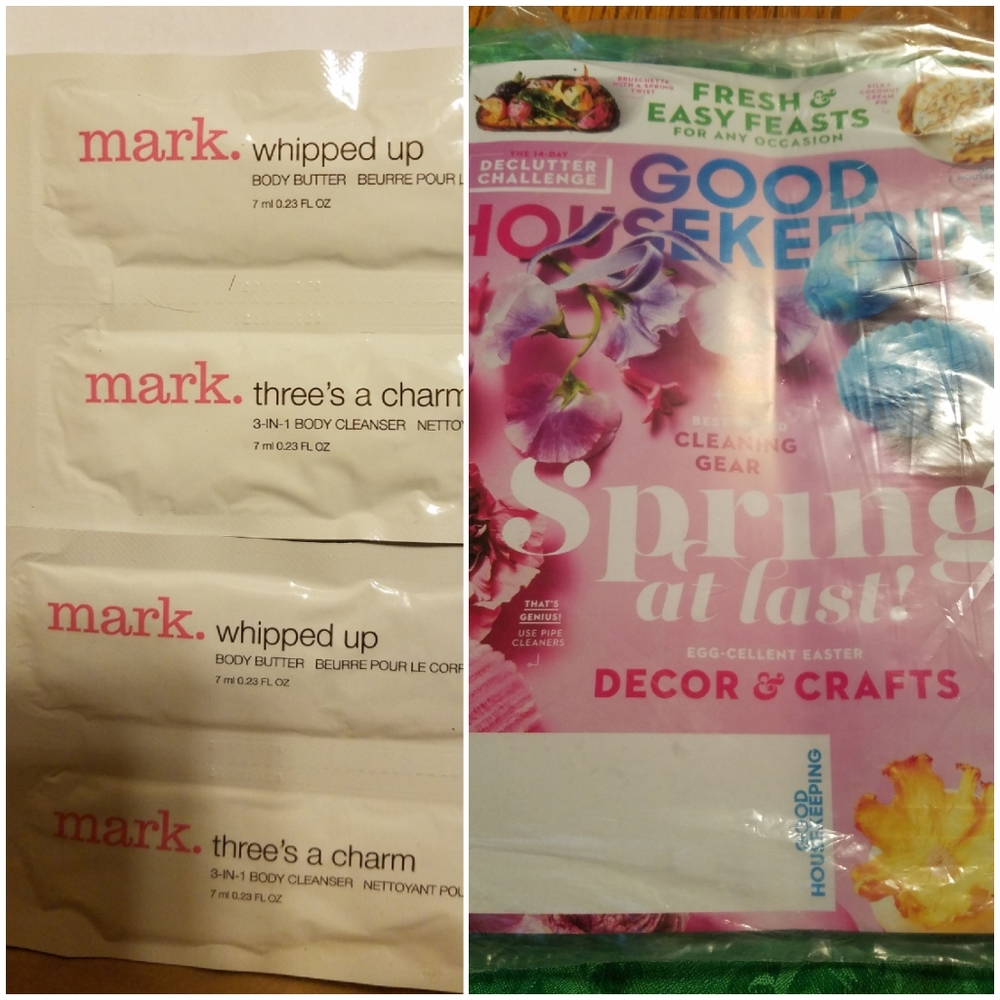 Bundle of beauty and magiziane
Avons Mark samples